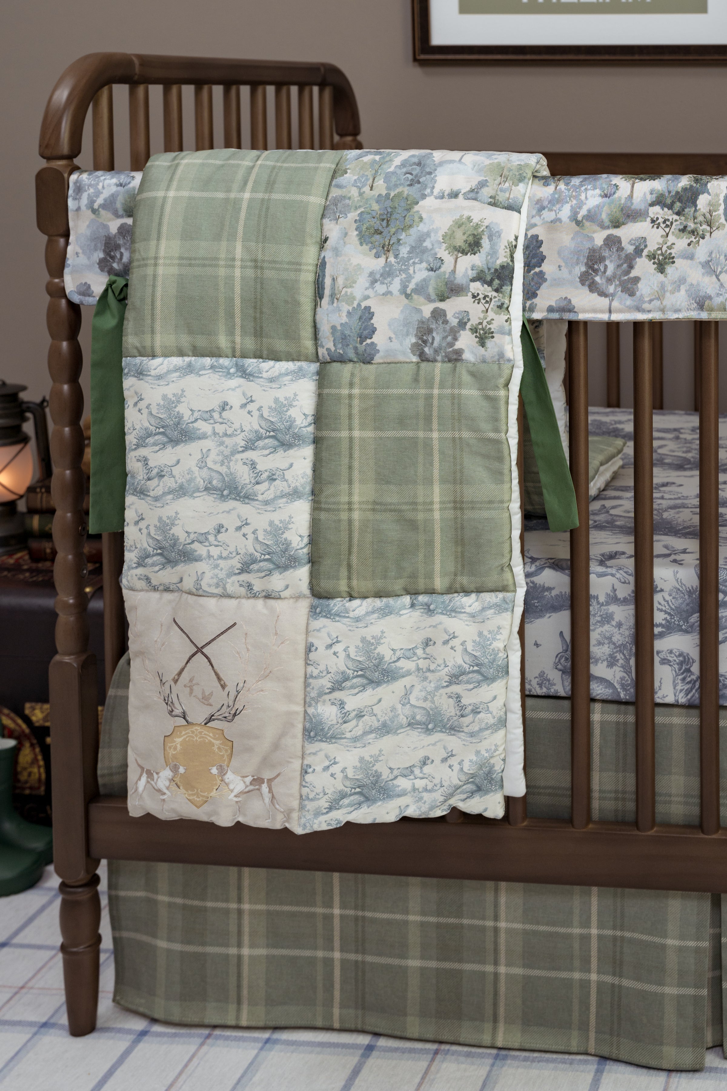 Organic Cotton Baby Quilt | Heritage Crest