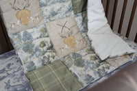 Organic Cotton Baby Quilt | Heritage Crest