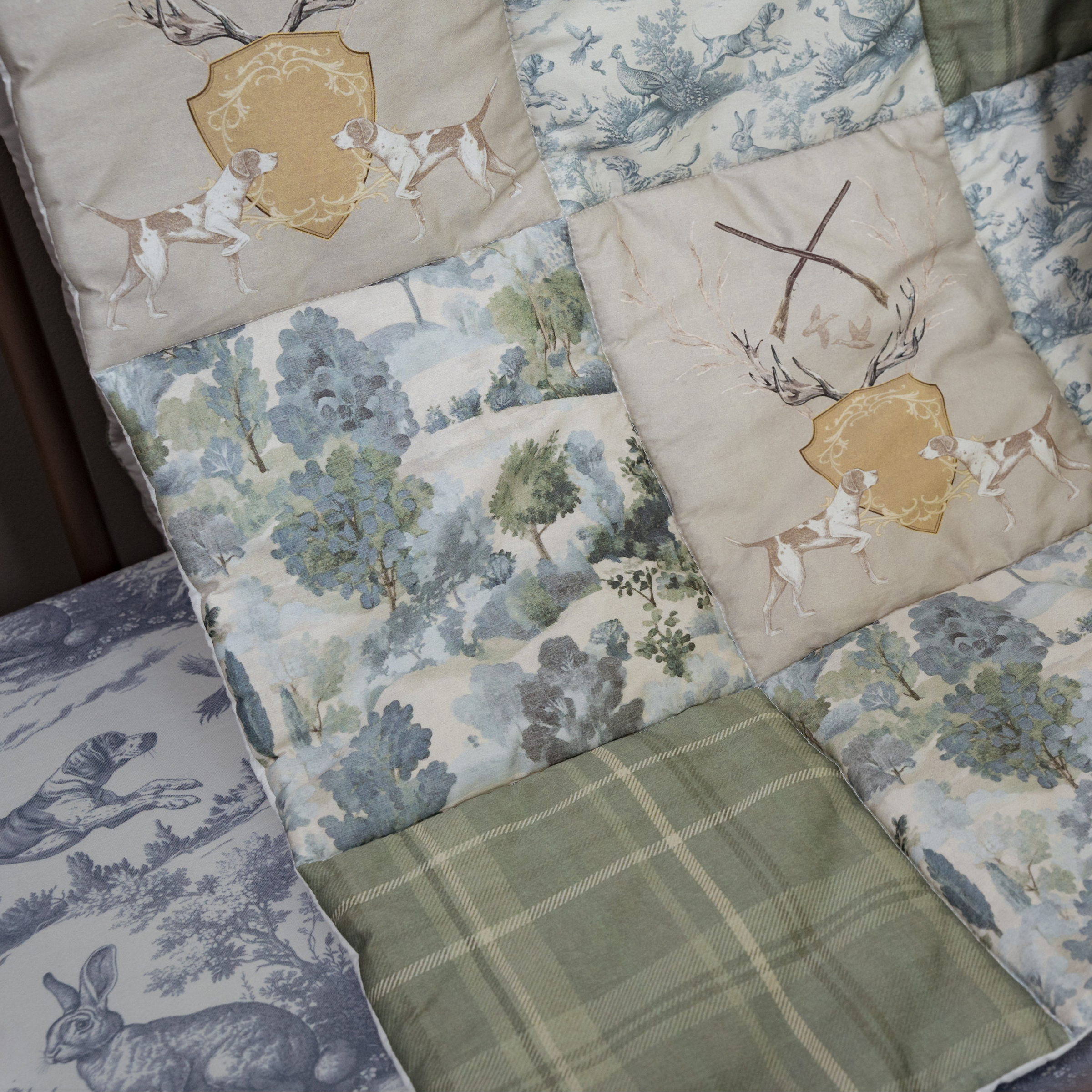 Organic Cotton Baby Quilt | Heritage Crest