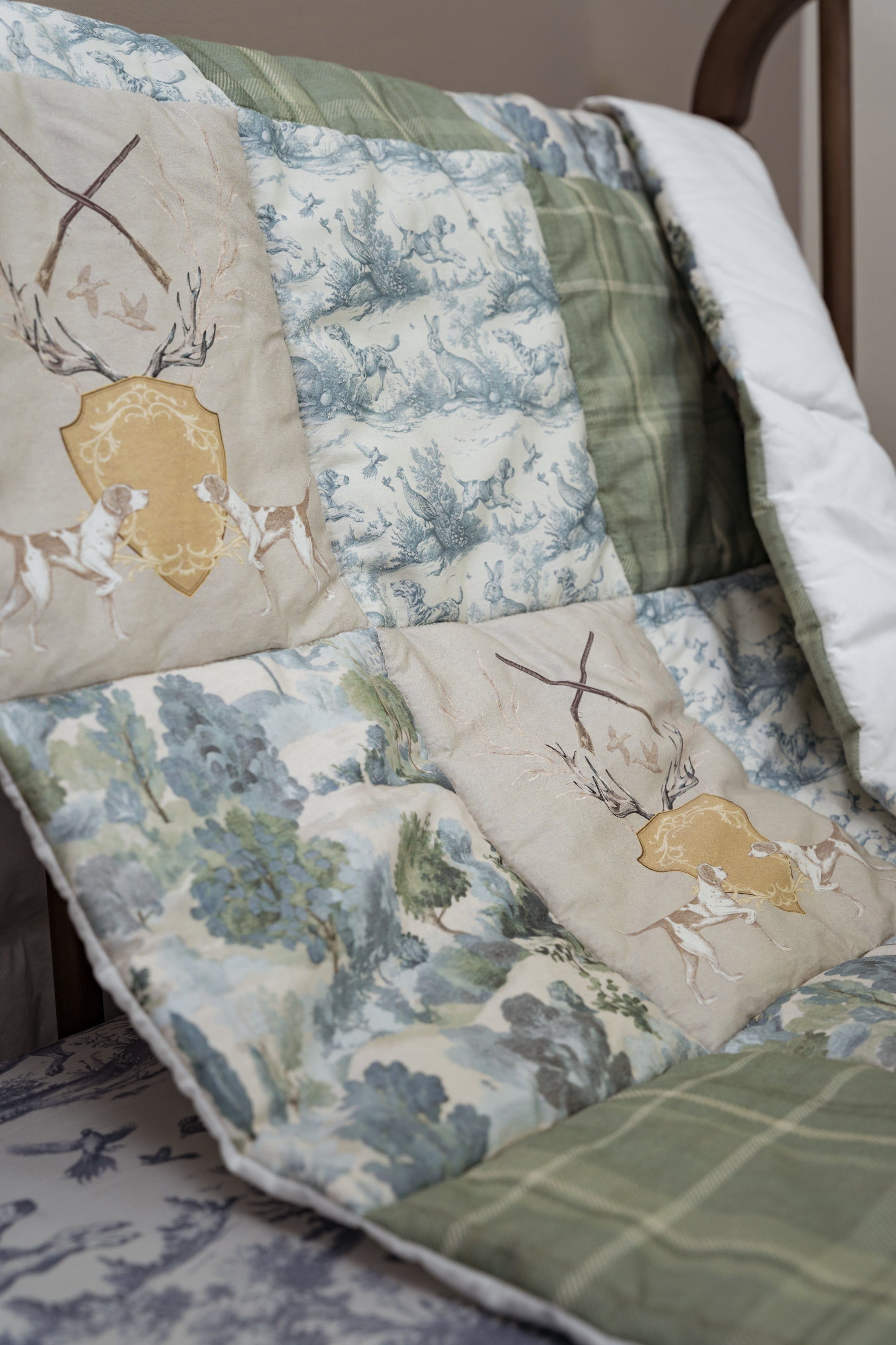 Organic Cotton Baby Quilt | Heritage Crest