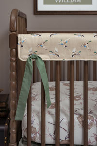 Crib Rail Cover | Mallard Flight Tan + Countryside Wash