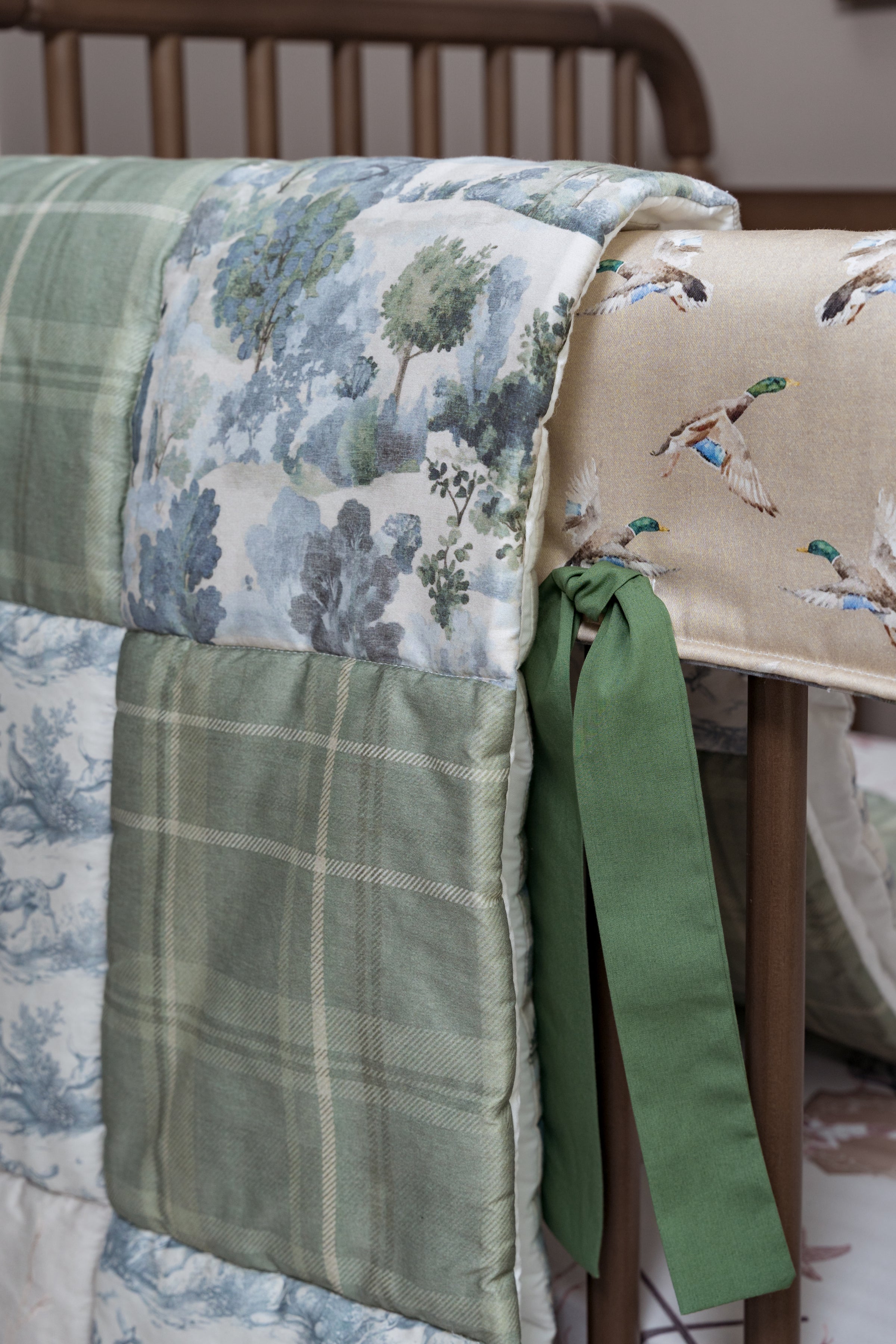 Organic Cotton Baby Quilt | Heritage Crest