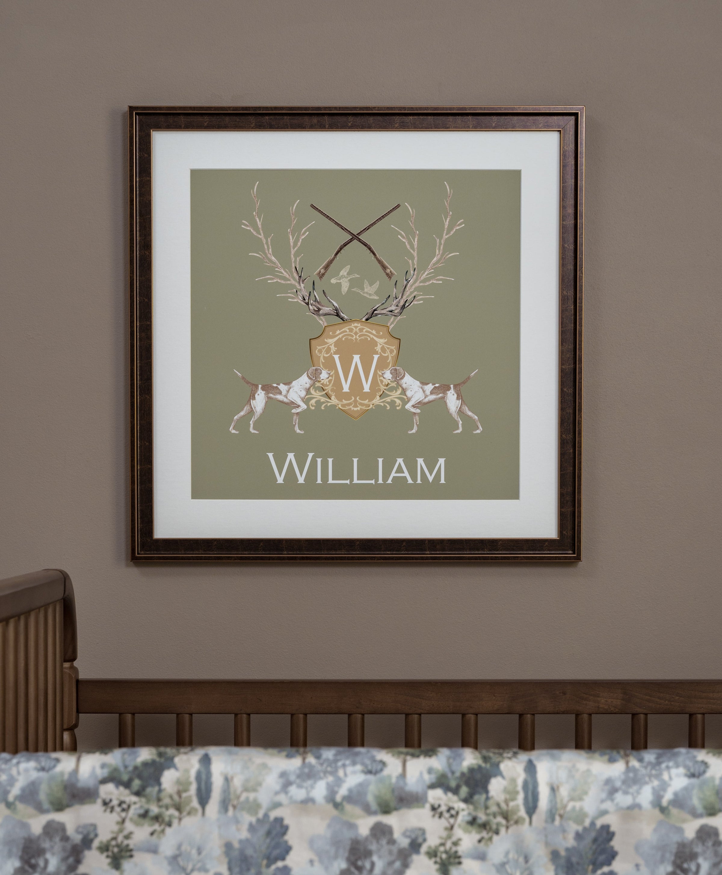 Personalized Nursery Art | Heritage Crest