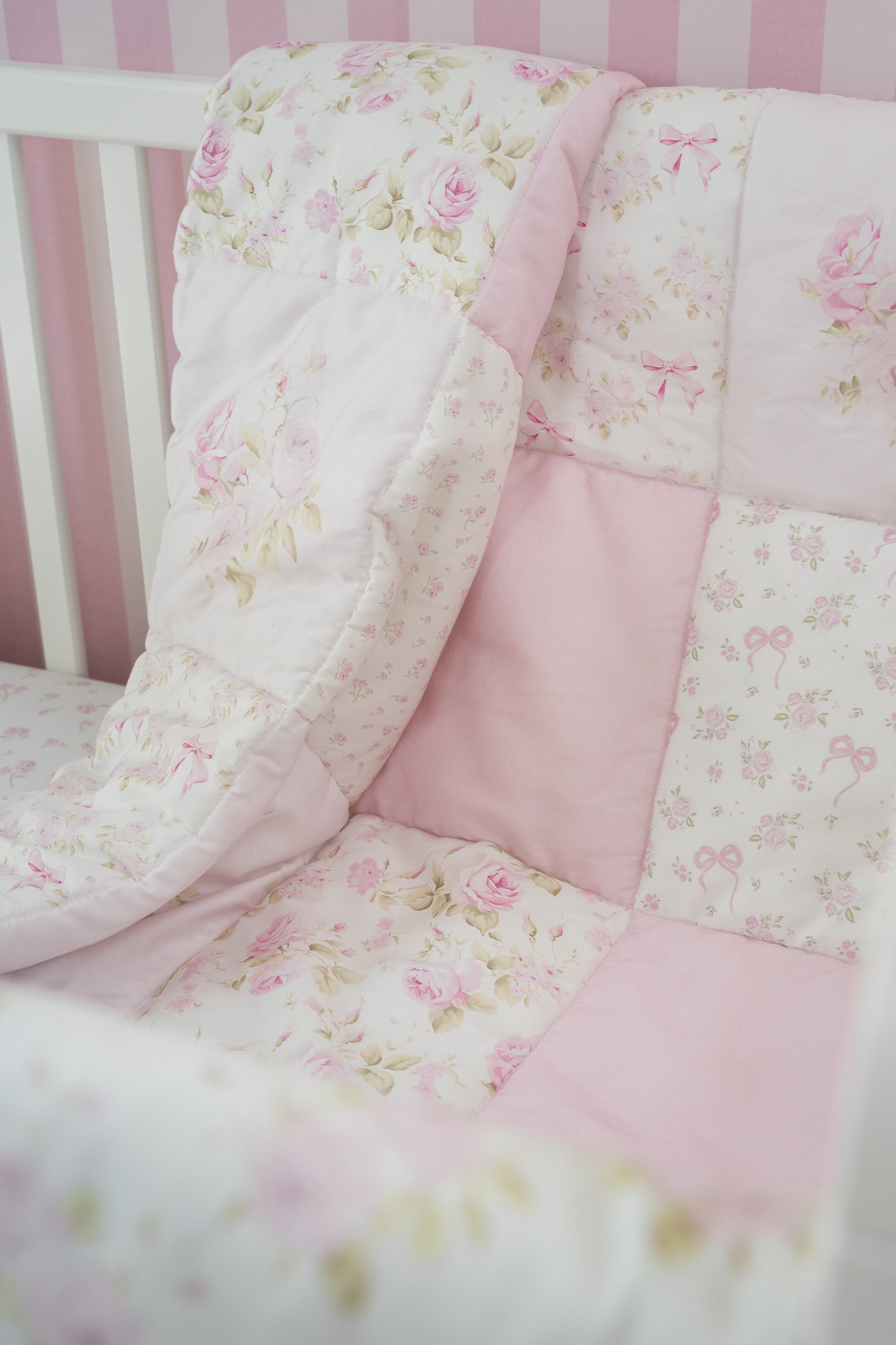 Organic Cotton Baby Quilt | Garden Party