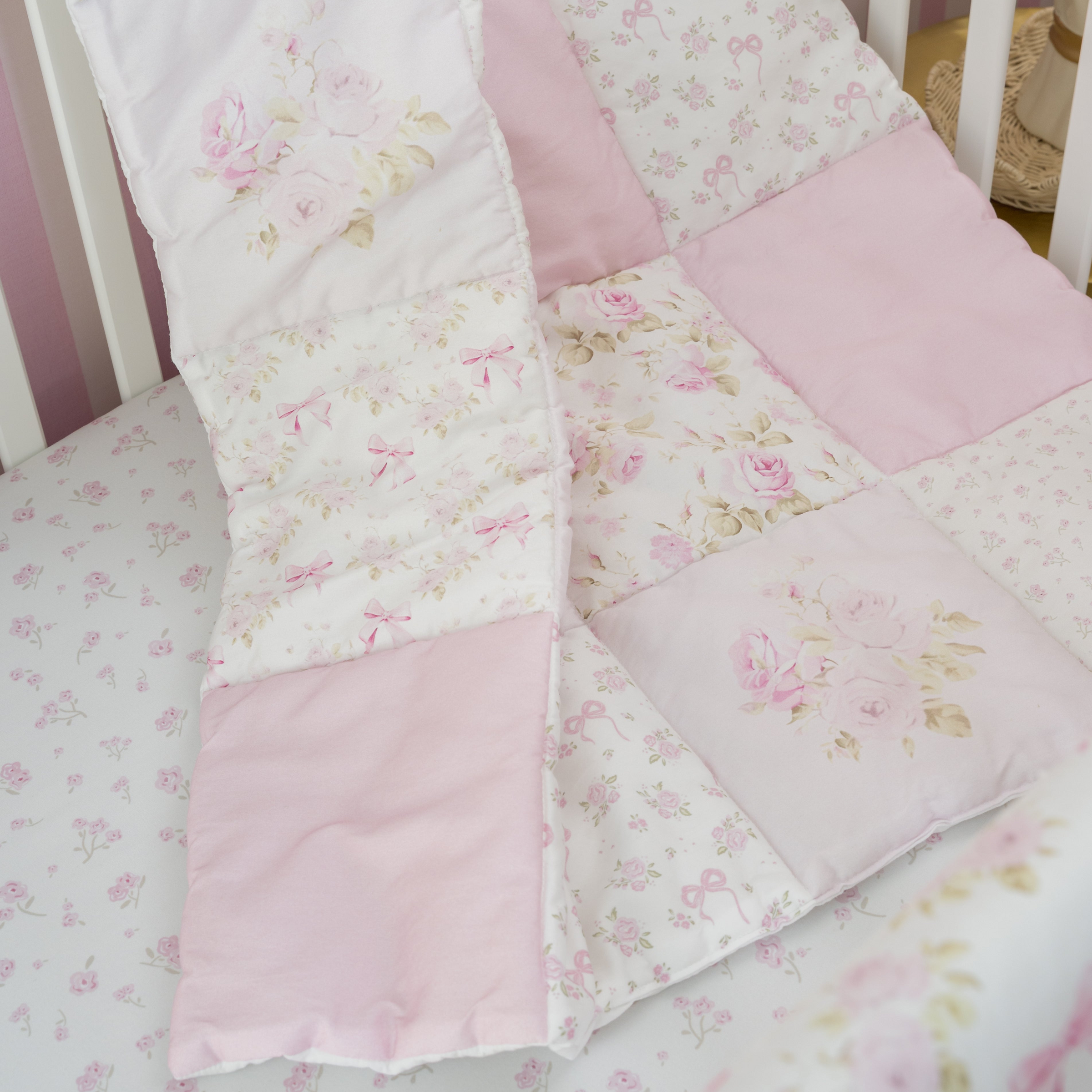 Organic Cotton Baby Quilt | Garden Party
