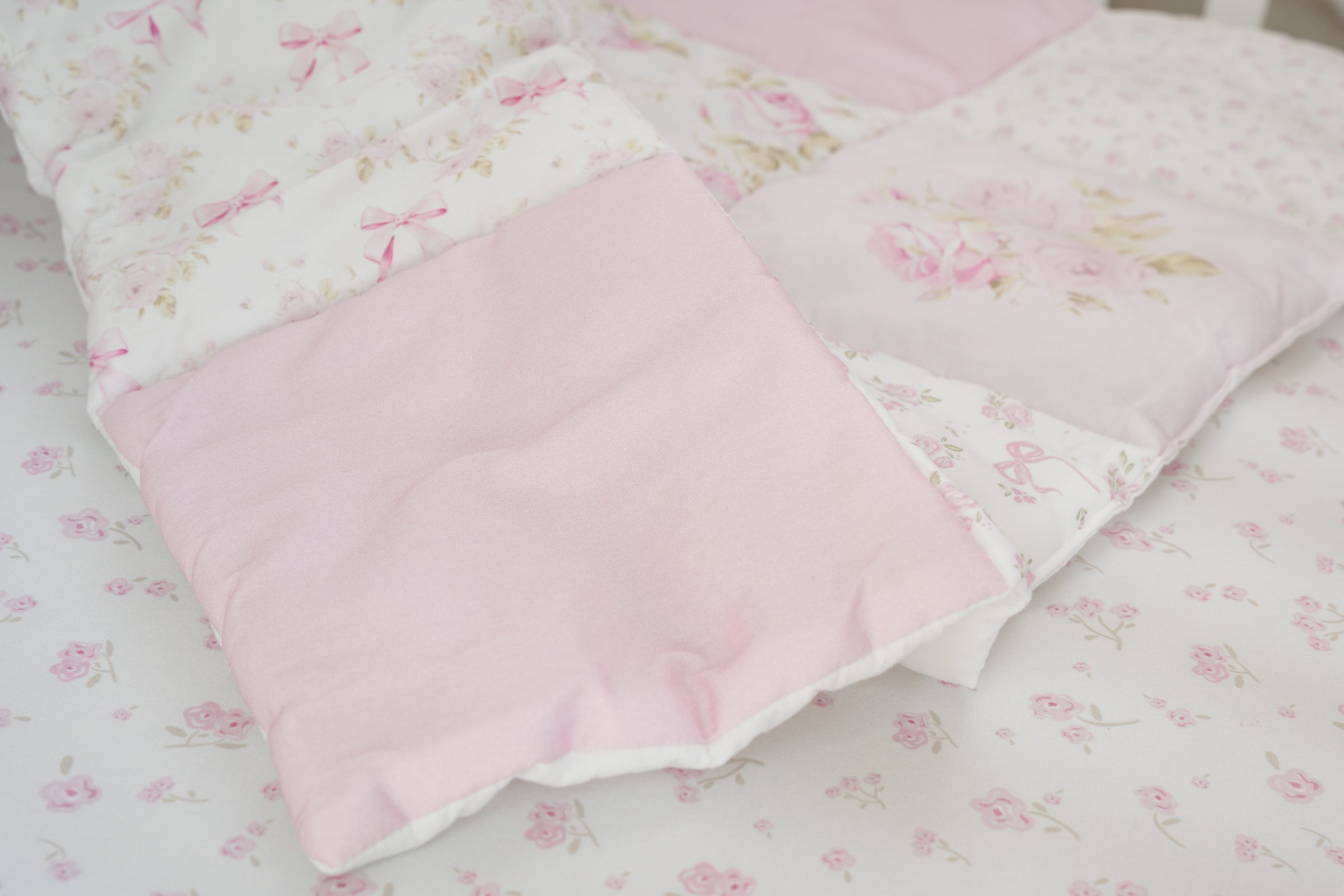 Organic Cotton Baby Quilt | Garden Party