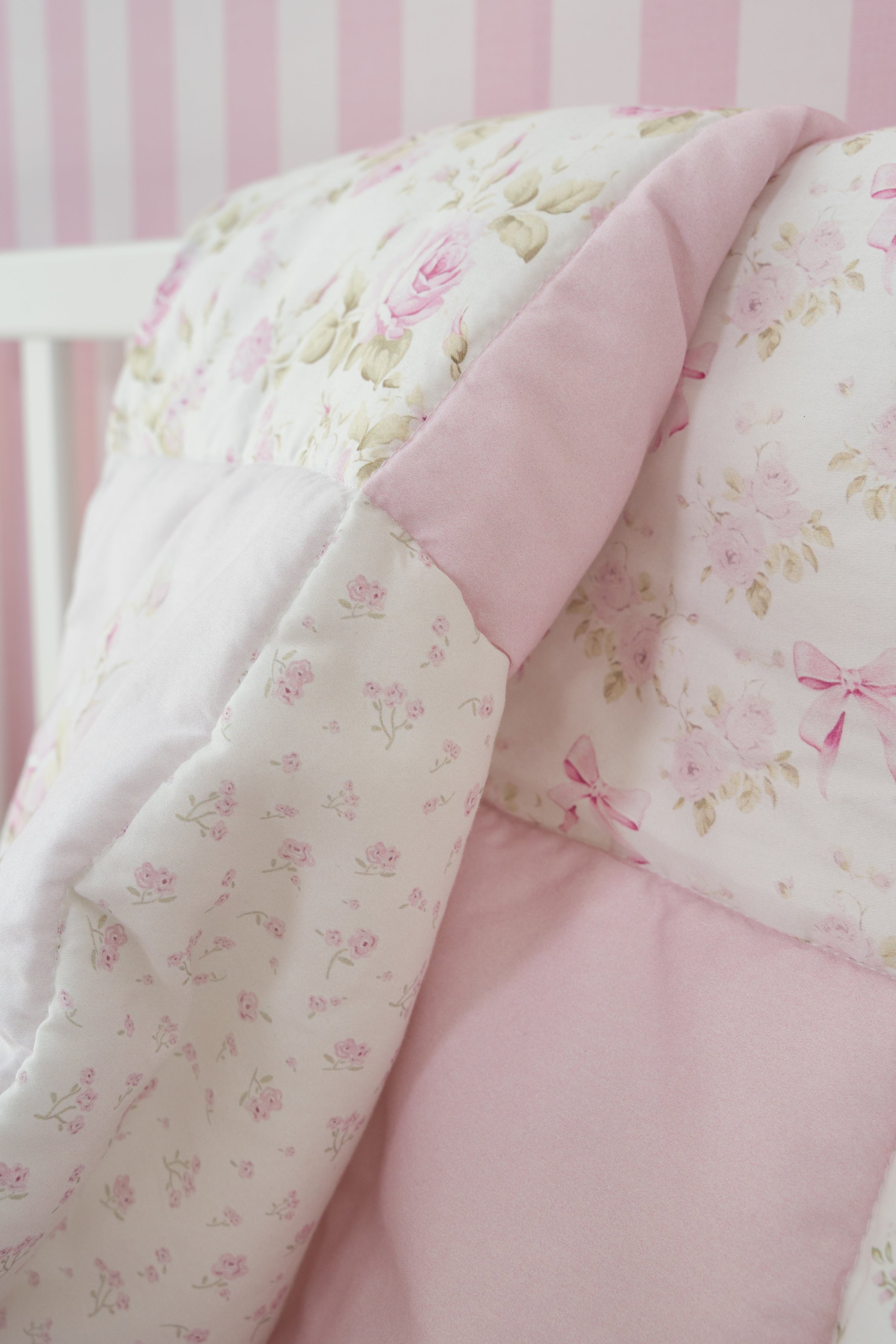 Organic Cotton Baby Quilt | Garden Party