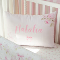 Throw Pillow | Personalized English Rose