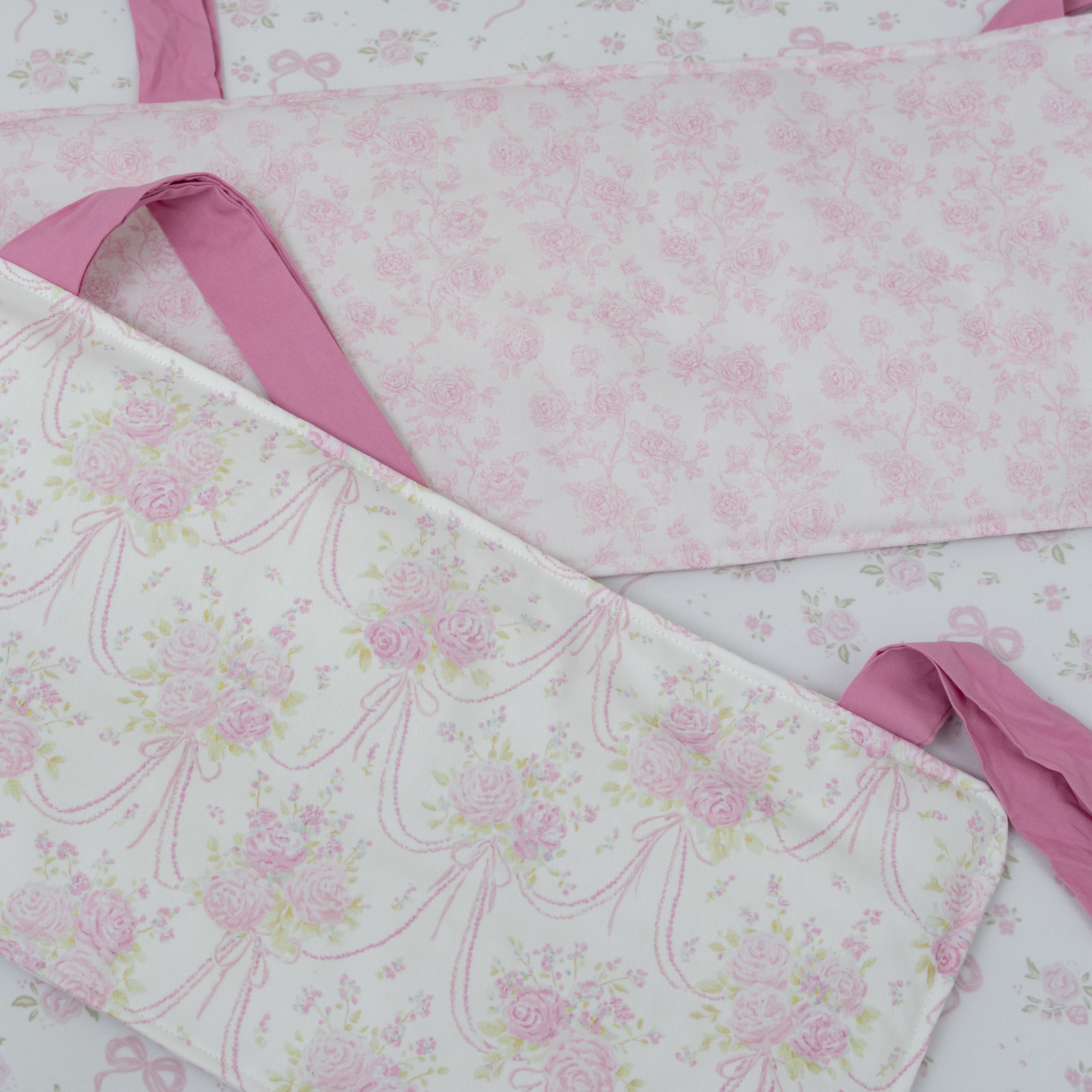 Crib Rail Cover | Pretty Please + Pink Parlor Toile