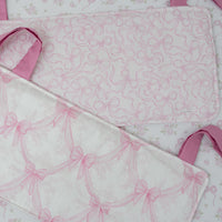 Crib Rail Cover | Pink Promise + Pretty Bows