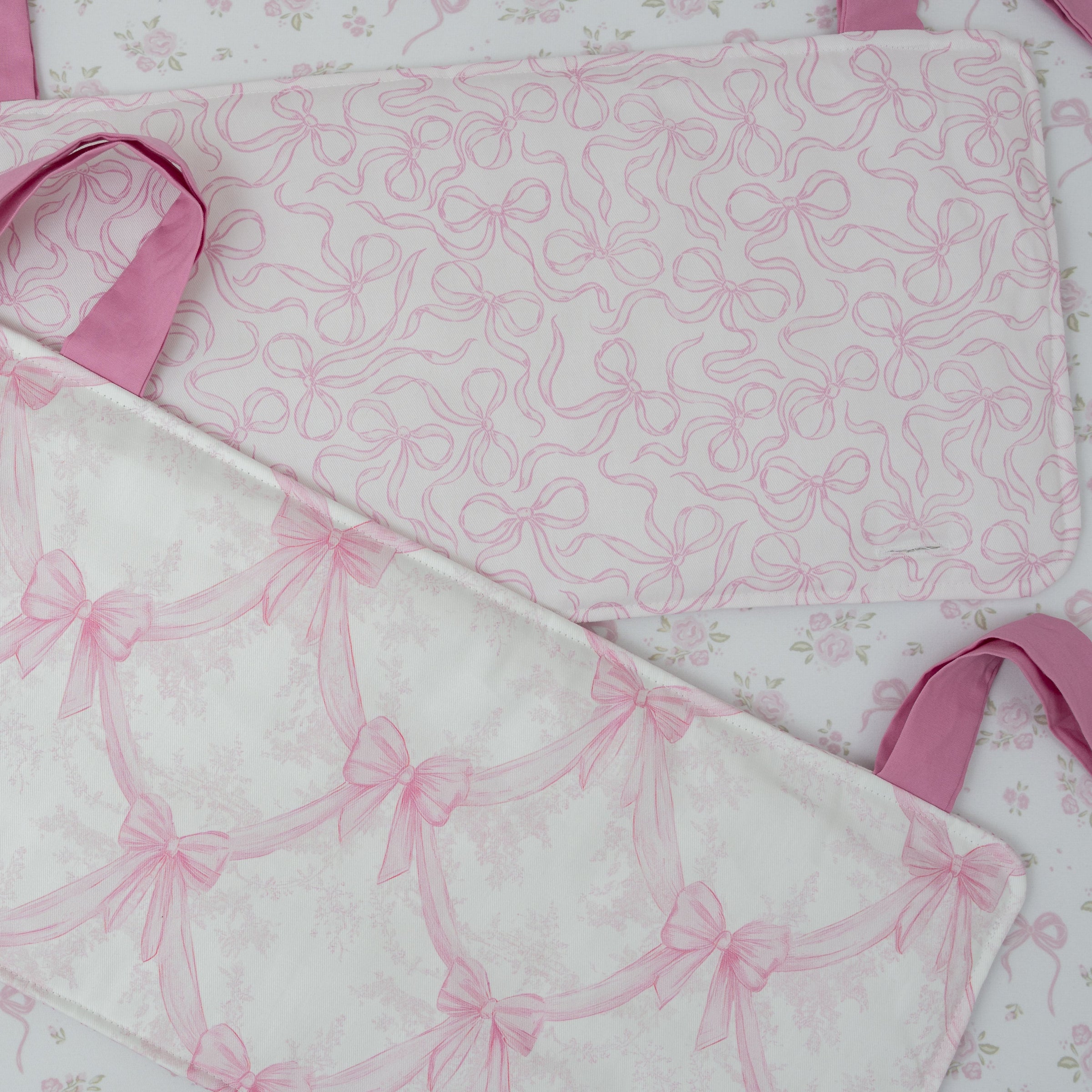 Crib Rail Cover | Pink Promise + Pretty Bows