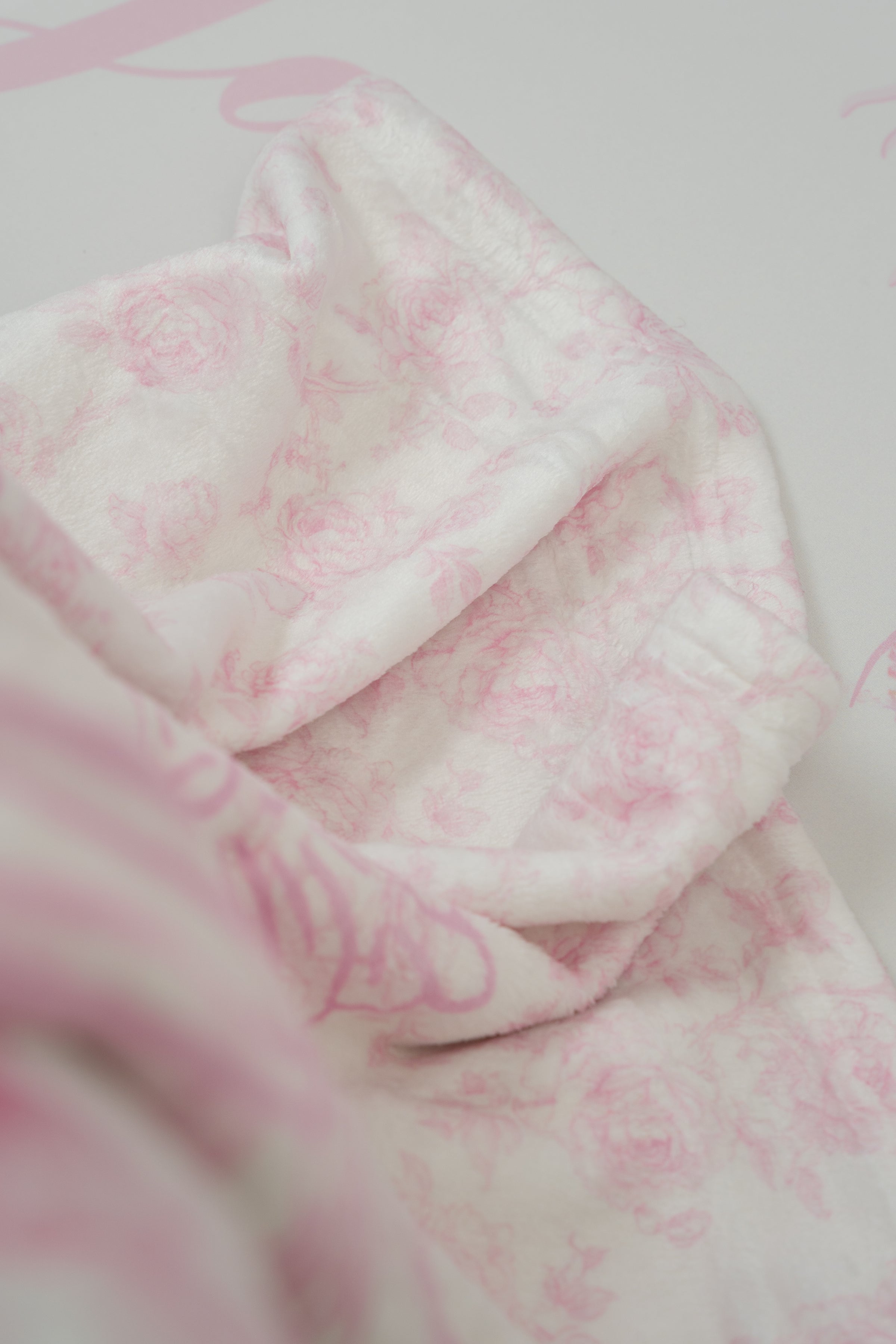 Minky Blanket | Pink Parlor Monogram