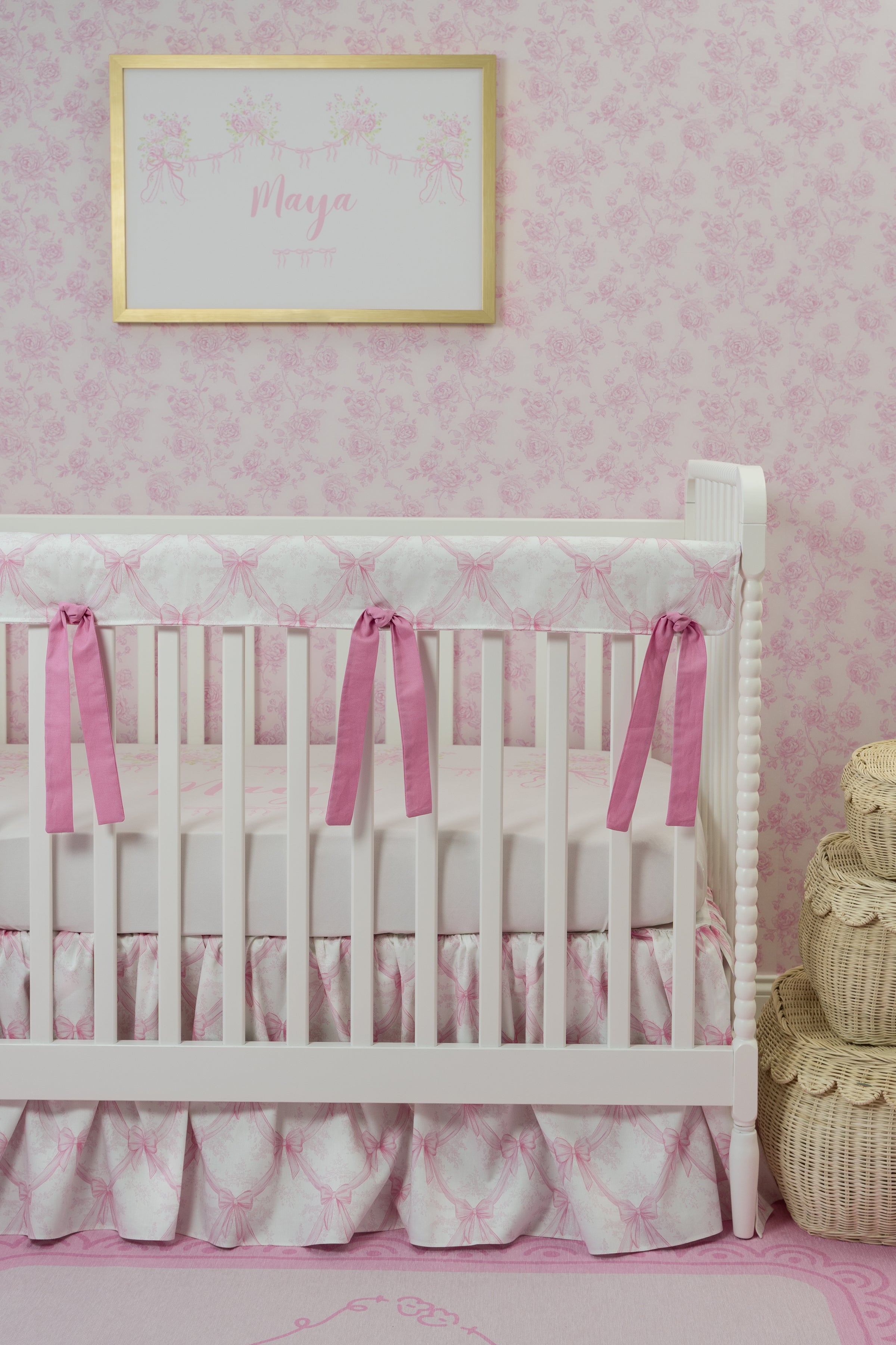 Peel & Stick Wallpaper | Pink Parlor Toile