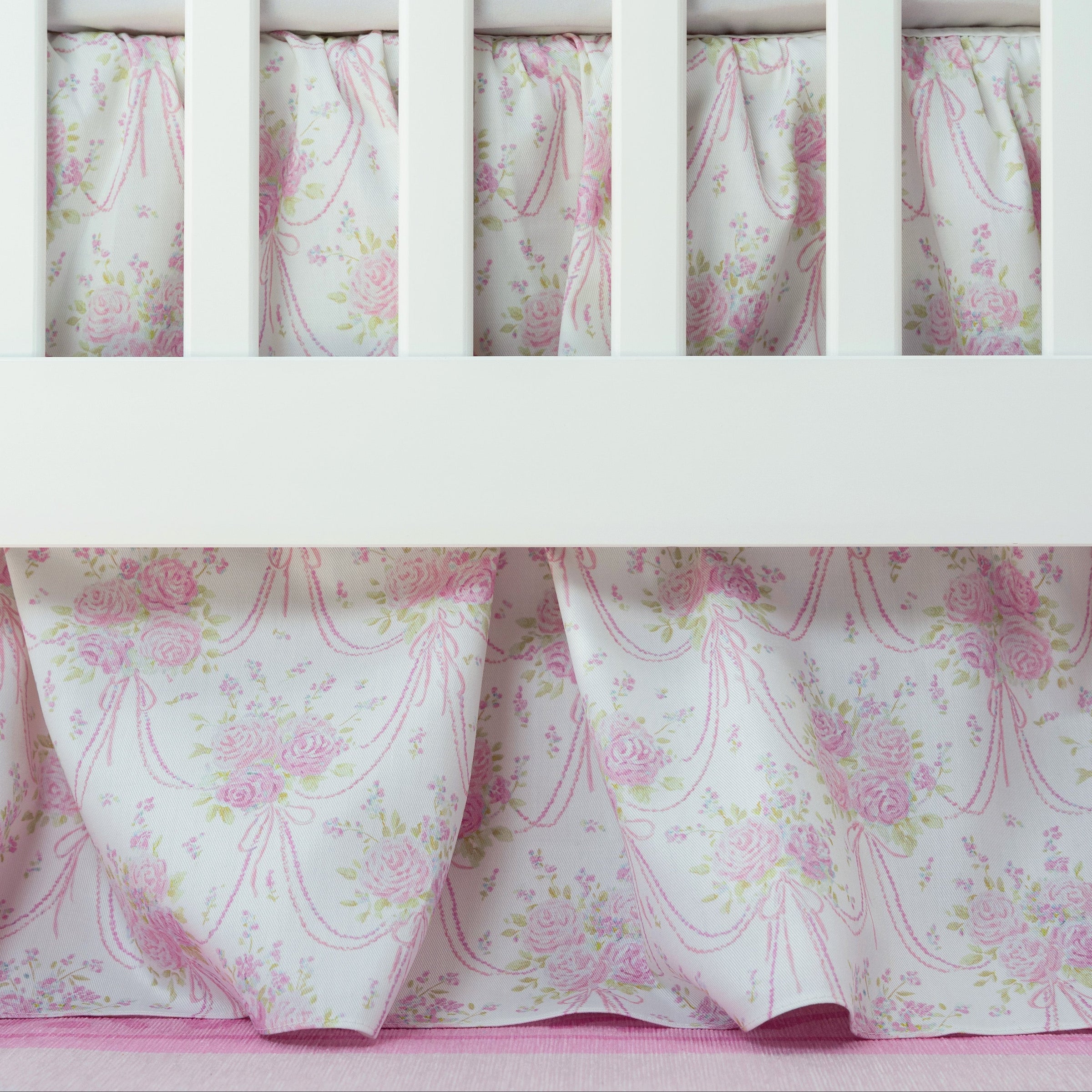 Gathered Crib Skirt | Pretty Please