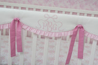 Crib Bedding Set | Scalloped Pretty in Pink
