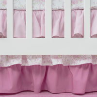Crib Bedding Set | Scalloped Pretty in Pink