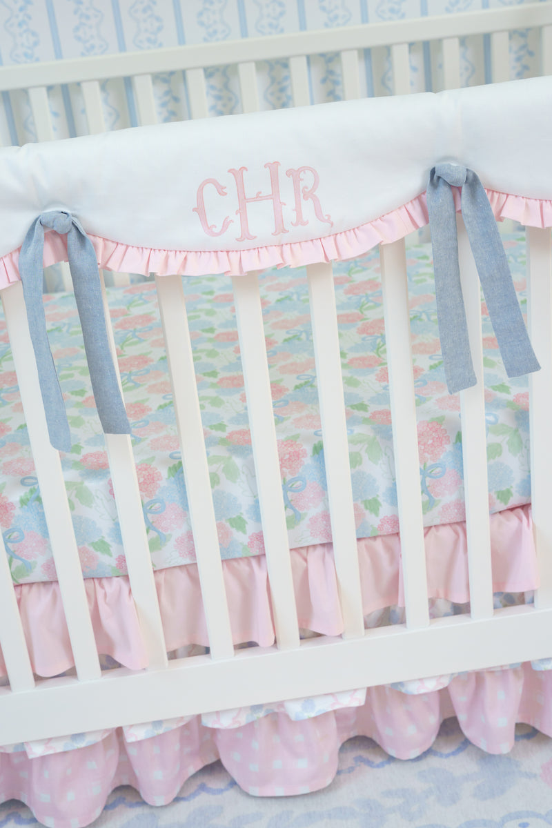 Crib Sheet | Hydrangea Bow