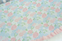Crib Bedding Set | Scalloped Preppy Heirloom