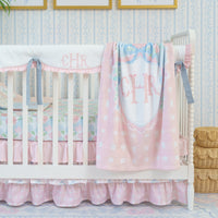 Minky Blanket | Preppy Heirloom Monogram