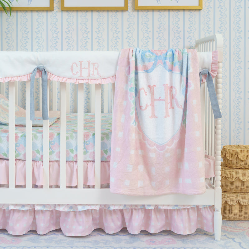 Minky Blanket | Preppy Heirloom Monogram