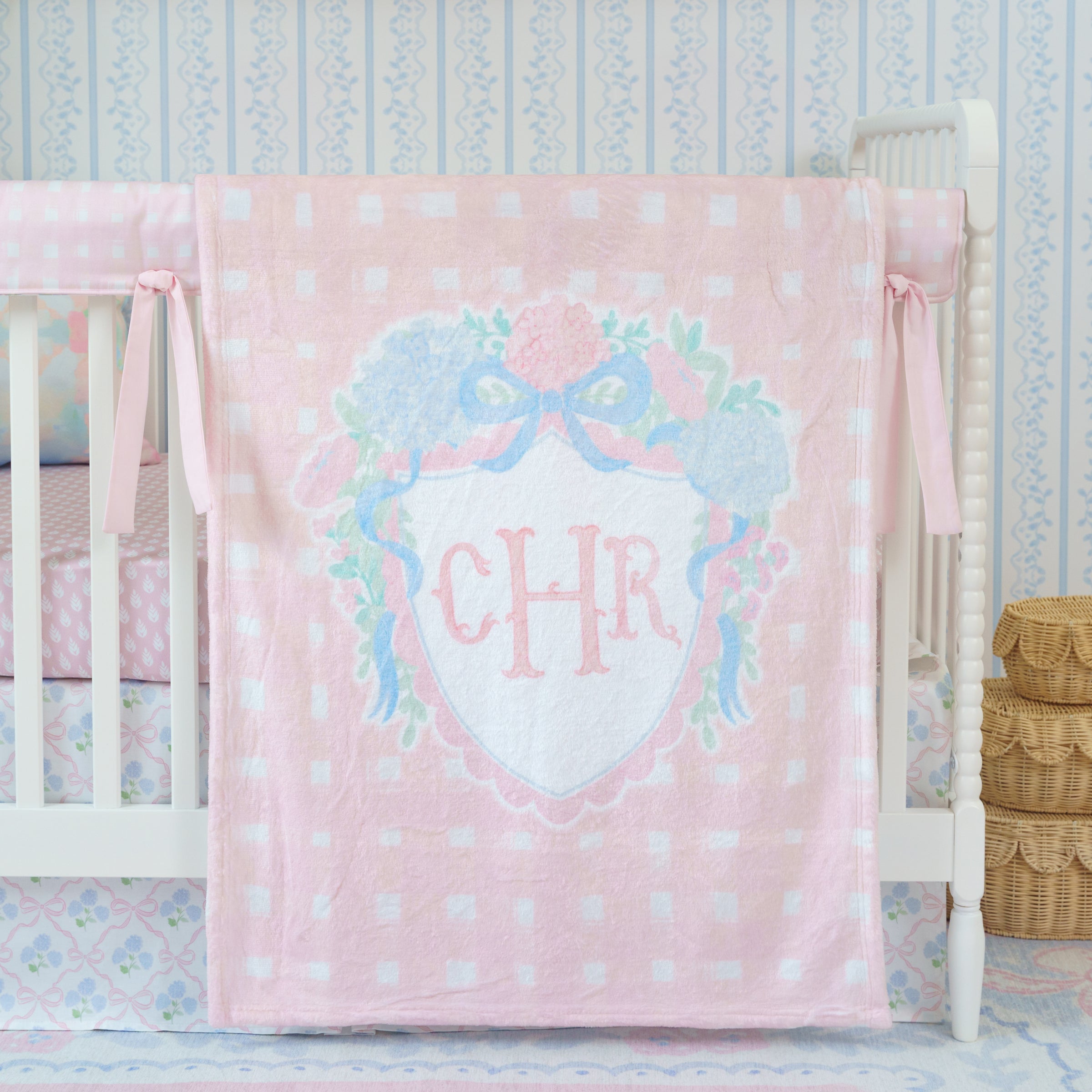 Crib Bedding Set | Preppy Laurel