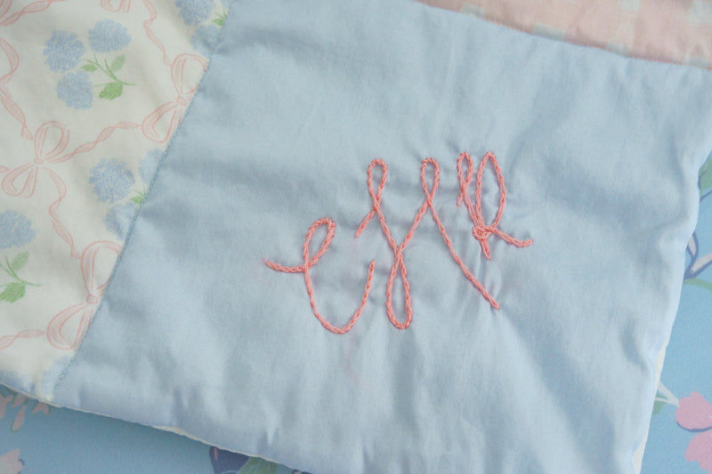 Organic Cotton Baby Quilt | Preppy Heirloom