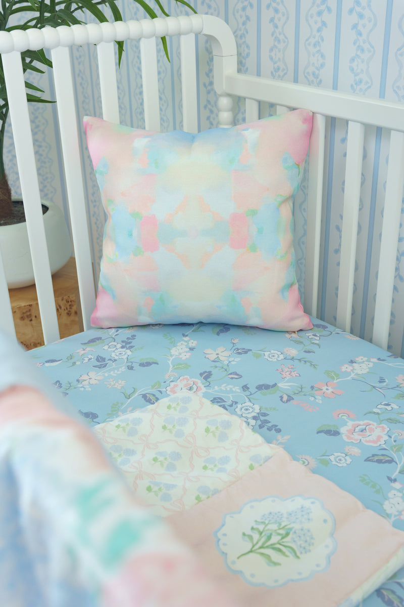 Crib Sheet | French Blue Floral
