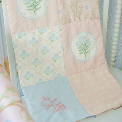 Organic Cotton Baby Quilt | Preppy Heirloom