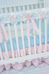 Crib Bedding Set | Hydrangea Bow
