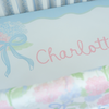 Personalized Crib Sheet | Scalloped Hydrangea