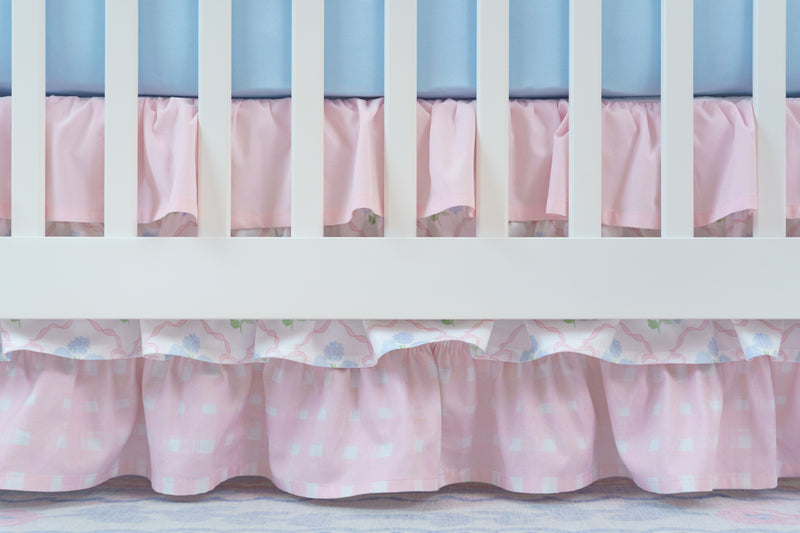 Crib Bedding Set | Ribbon Trellis