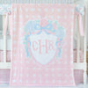 Minky Blanket | Preppy Heirloom Monogram