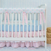 Crib Bedding Set | Ribbon Trellis