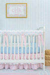 Crib Bedding Set | Ribbon Trellis