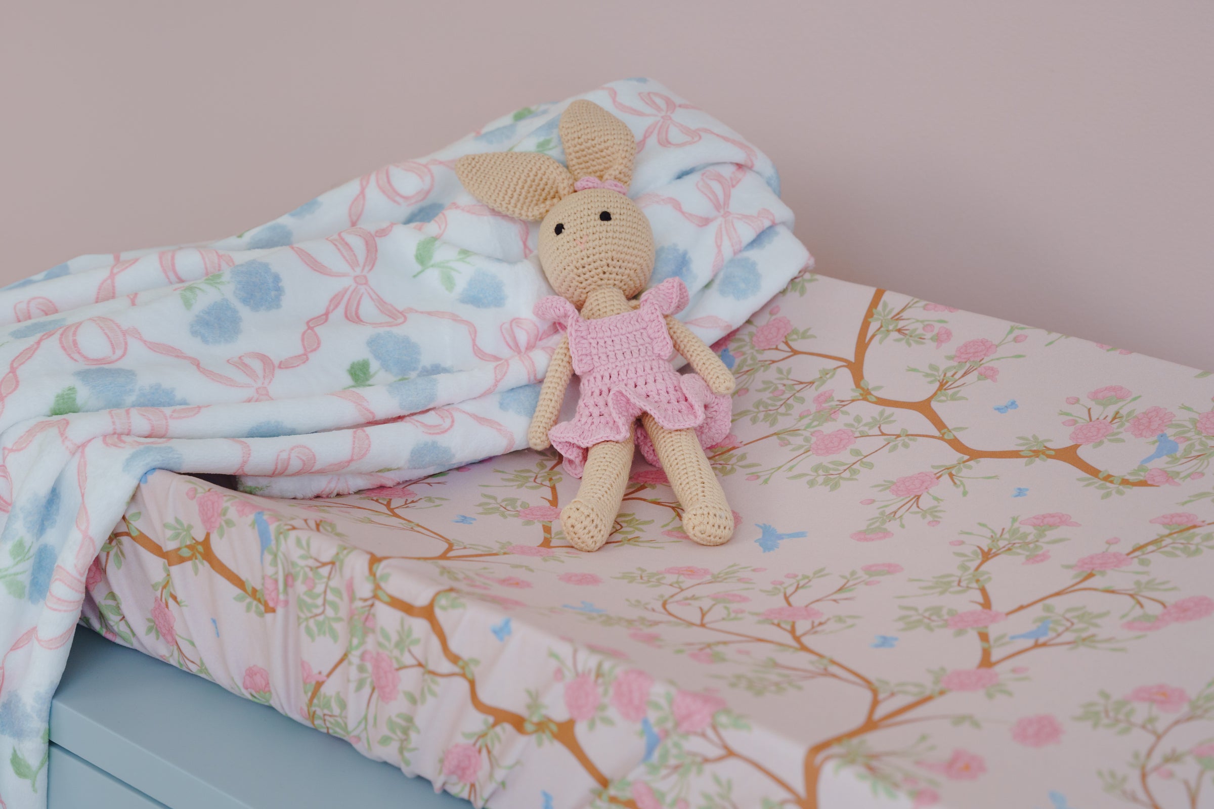 Changing Pad Cover | Preppy Heirloom