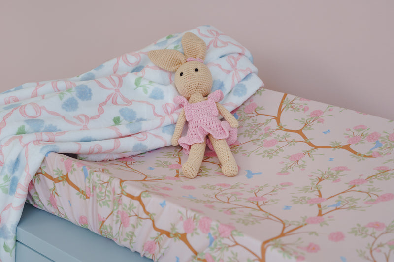 Changing Pad Cover | Preppy Heirloom