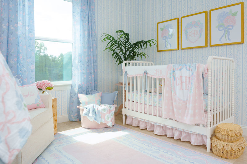Ruffled Crib Skirt | Preppy Heirloom