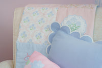 Throw Pillow | Scalloped French Blue