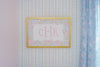 Personalized Nursery Art | Floral Monogram