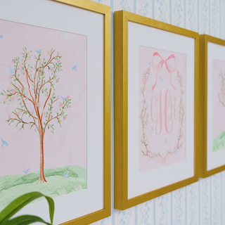 Nursery Art Trio | Chinoiserie Garden