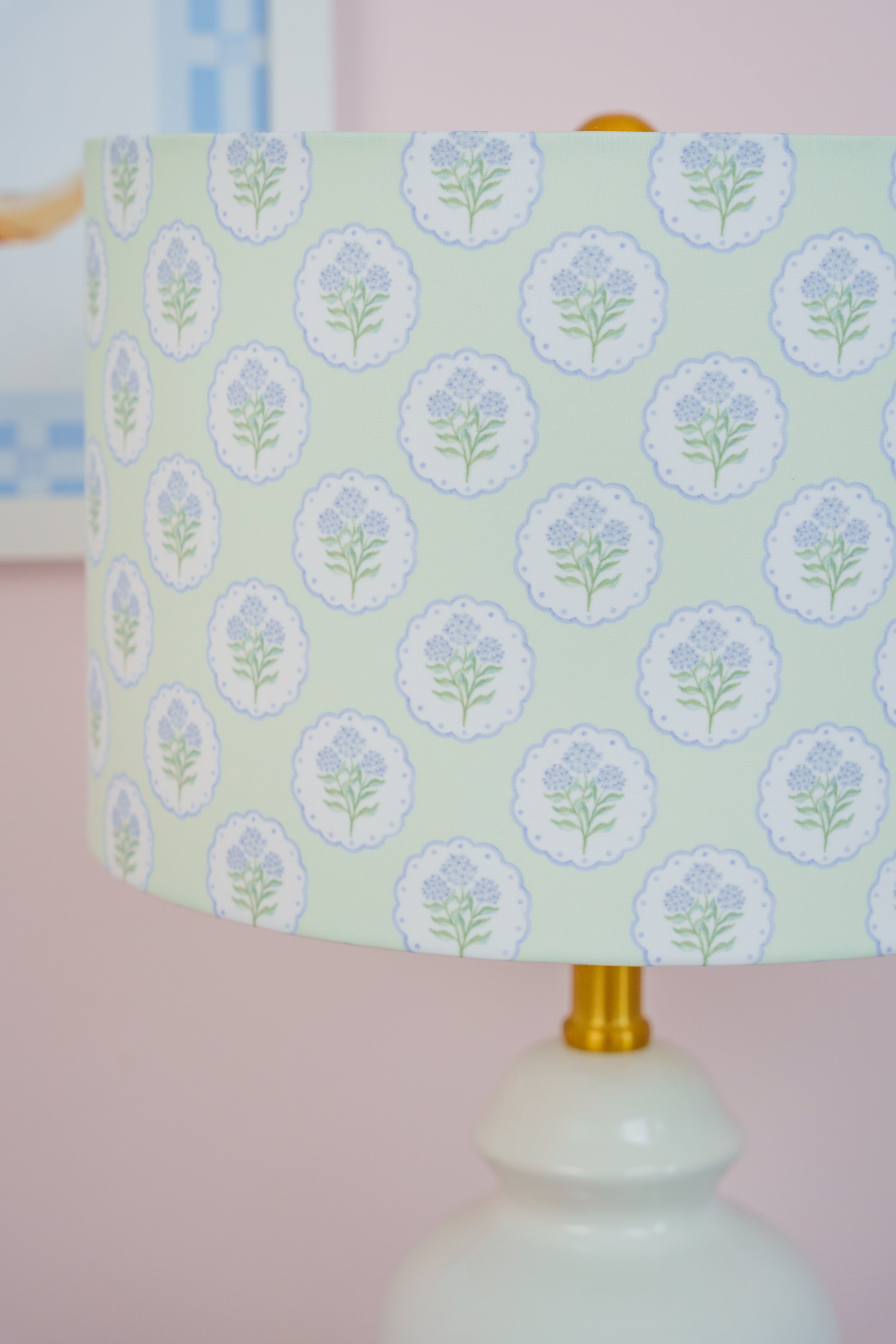 Lamp Shade | Hydrangea Medallions
