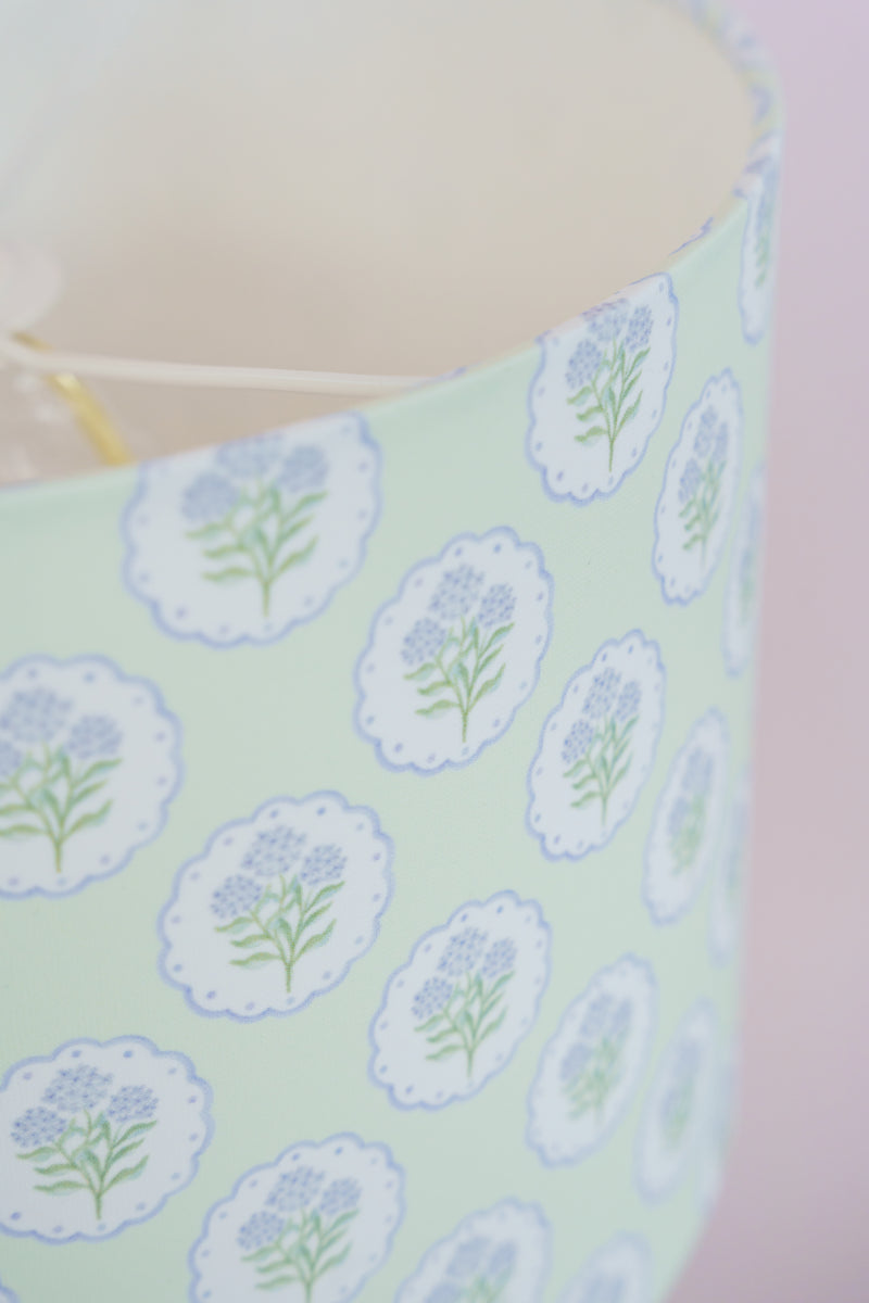 Lamp Shade | Hydrangea Medallions