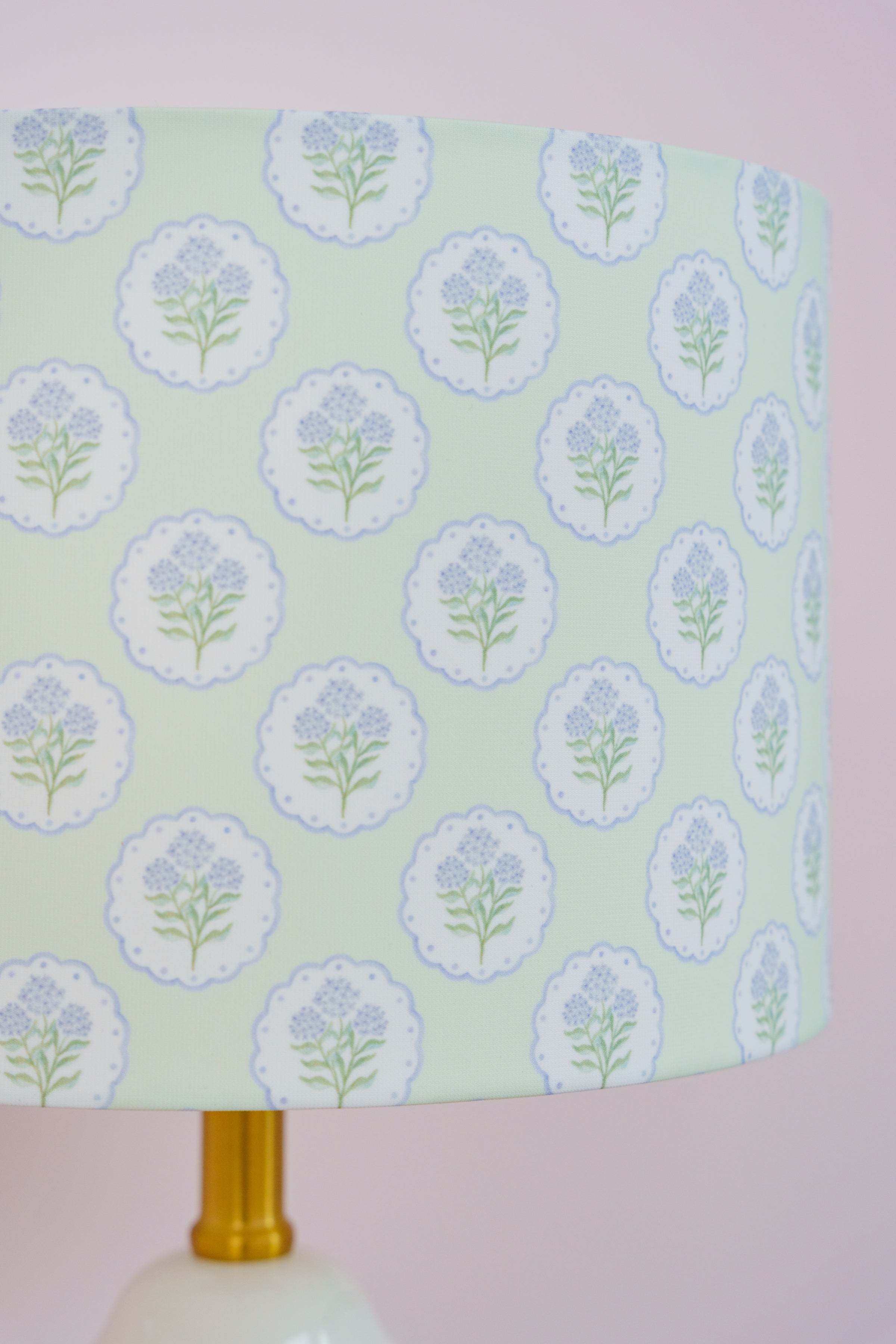 Lamp Shade | Hydrangea Medallions