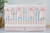 Crib Bows (Set of 4) | Ballet Slipper Pink