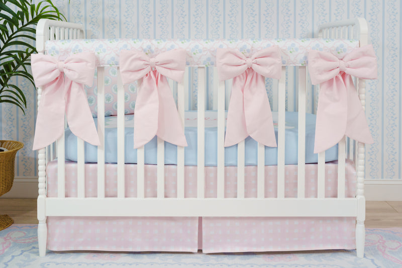 Crib Bows (Set of 4) | Ballet Slipper Pink
