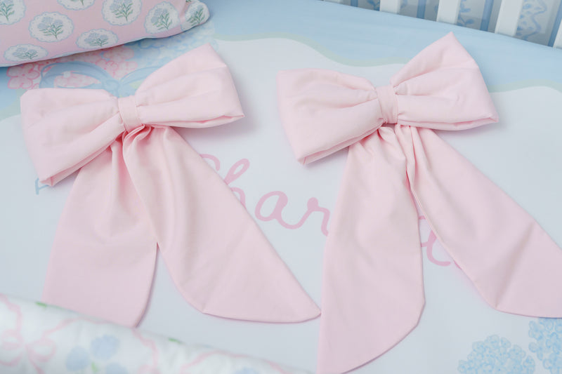 Crib Bows (Set of 4) | Ballet Slipper Pink