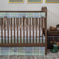 Crib Skirt | Field Club Plaid