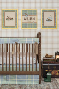 Peel & Stick Wallpaper | Chestnut Grid