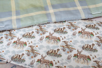 Crib Rail Cover | Field Club Plaid + Autumn Hunt