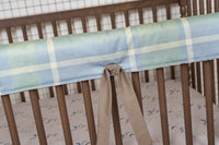 Crib Rail Cover | Field Club Plaid + Autumn Hunt